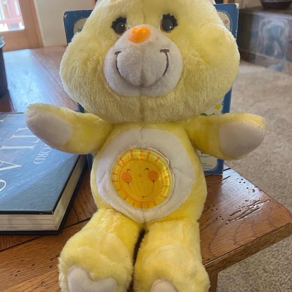 Care Bears Yellow Sun Plush with Orange Nose